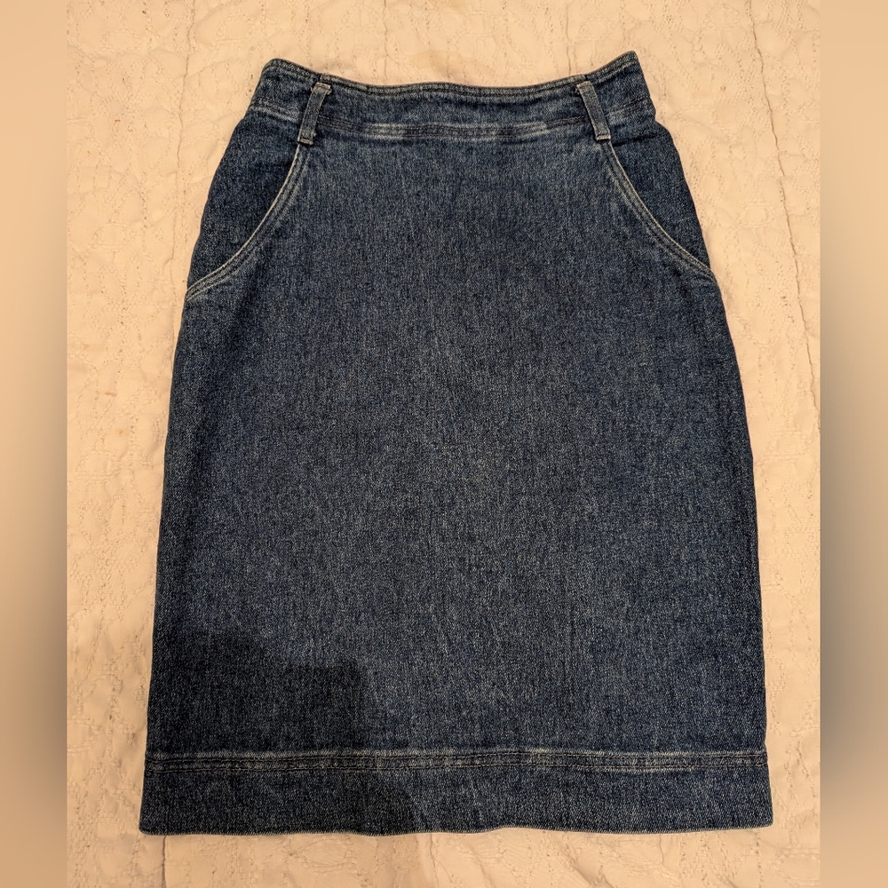 Vintage 80s jean skirt